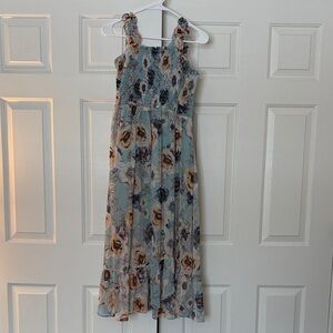 Light blue floral maxi